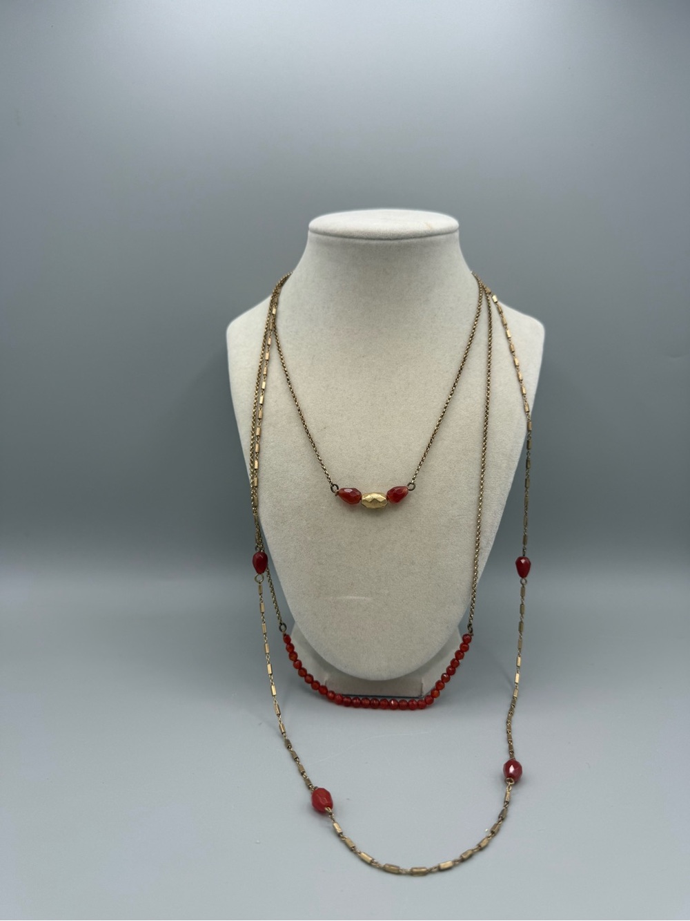 Lucky brand semi precious stone necklace